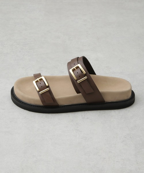 セール】CAMINANDO/DOUBLE BUCKLE SANDALS（サンダル