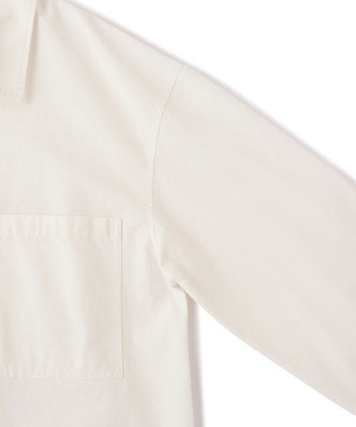 ETRE TOKYO（エトレトウキョウ）の「オープンカラーオーバーサイズダンガリーシャツ（シャツ/ブラウス・レディース・ホワイト・FREE）」の6枚目の写真