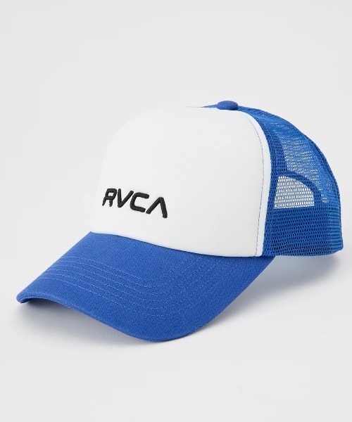 RVCA(ルーカ)の「RVCA メンズ MINI RVCA TRUCKER キャップ 【2025年春夏モデル】/ルーカロゴメッシュキャップ・帽子(キャップ・メンズ・ブラック系その他/ブラック/ブラウン系その他/ブルー系その他・FREE)」の4枚目の写真
