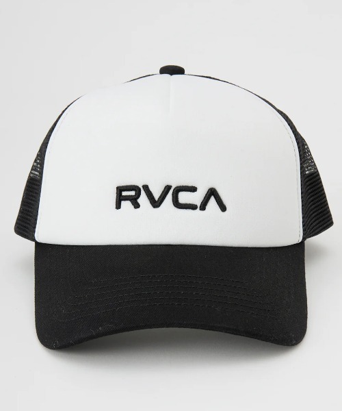 RVCA(ルーカ)の「RVCA メンズ MINI RVCA TRUCKER キャップ 【2025年春夏モデル】/ルーカロゴメッシュキャップ・帽子(キャップ・メンズ・ブラック系その他/ブラック/ブラウン系その他/ブルー系その他・FREE)」の5枚目の写真