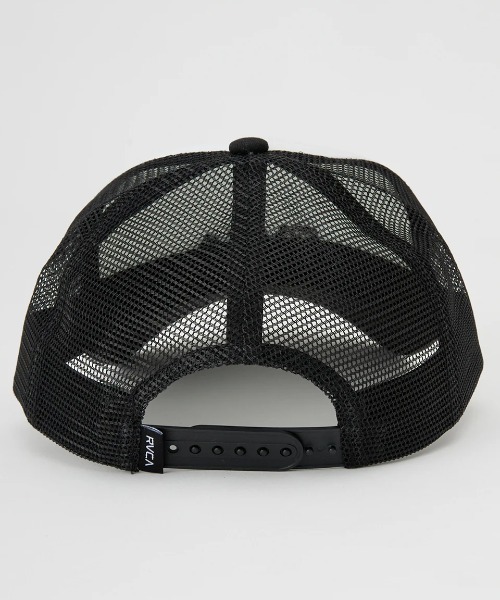 RVCA(ルーカ)の「RVCA メンズ MINI RVCA TRUCKER キャップ 【2025年春夏モデル】/ルーカロゴメッシュキャップ・帽子(キャップ・メンズ・ブラック系その他/ブラック/ブラウン系その他/ブルー系その他・FREE)」の7枚目の写真