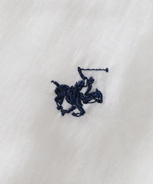 BEVERLY HILLS POLO CLUB（ビバリーヒルズポロクラブ）の「【Beverly Hills Polo Club/ビバリーヒルズポロクラブ】 ワンポイント シア―ロングスリーブシャツ（シャツ/ブラウス・レディース・ホワイト系その他/ピンク/グリーン系その他/ミント/グレー/オフホワイト・M）」の15枚目の写真