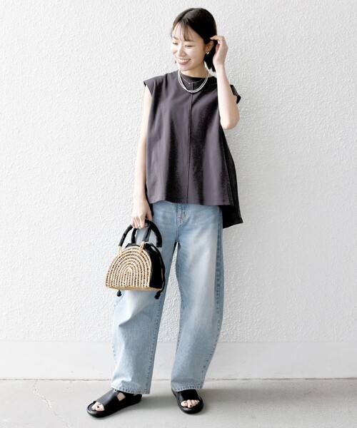 SHIPS for women / シップスウィメン SHIPS any:〈接触冷感/汗染み防止加工/洗濯機可能〉Aライン フレンチスリーブ TEE セール】SHIPS any:〈接触冷感/汗染み防止加工/洗濯機可能〉A