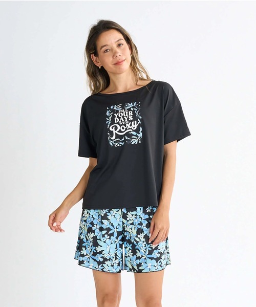 最終価格‼️新品未使用タグ付き　ロキシー　ラッシュTシャツ付き水着3点セット‼️ ロキシー(ROXY) 水着 ビキニ ROXY STEP ラッシュTシャツ付き