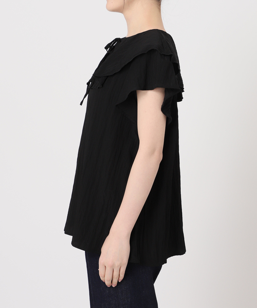 LINEN WASH CACHE シャツ　サックスブルー LINEN WASH CACHE シャツ（シャツ/ブラウス）｜Deuxieme Classe