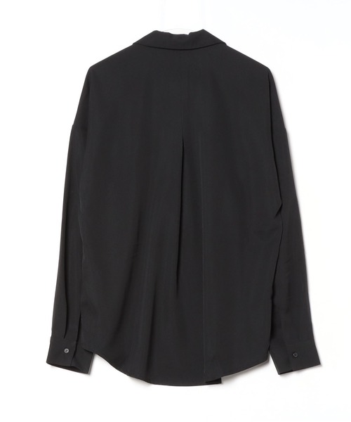 Otte(オッテ)の「ベーシックライトサテンシャツ(シャツ/ブラウス・メンズ・ホワイト/ブラック/ブラウン・MEDIUM/LARGE/X-LARGE/XX-LARGE)」の18枚目の写真
