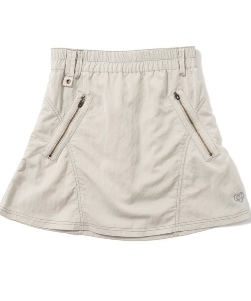 HTH(エイチティーエイチ)の「puckering mini skirt(スカート・レディース・アッシュグレー/アッシュ/アーミー・フリー)」の1枚目の写真