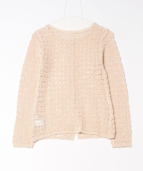 esutoreja（エストレジャ）の「スラブメッシュカーディガン（カーディガン/ボレロ・レディース・ブラック/ライム/カーキ・FREE）」の12枚目の写真