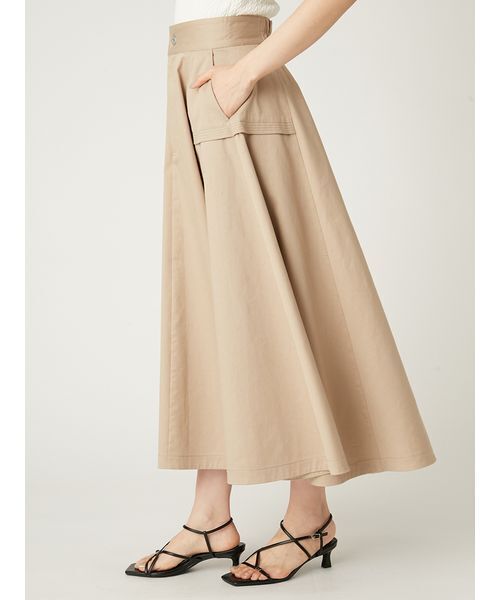 FRAY I.D（フレイアイディー）の「【FRAY I.D｜Dickies】チノフレアスカート（スカート・レディース・ピンク/ベージュ/チェック・0/1）」の11枚目の写真