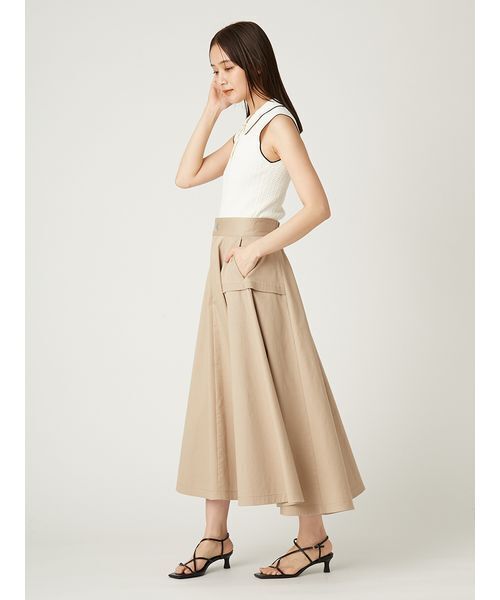 【FRAY I.D｜Dickies】チノフレアスカート FRAY I.D スカート 「FRAY I.D｜Dickies」チノフレアスカート
