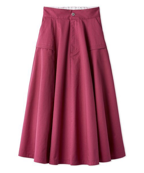 Dickies フレイアイディ　タイトスカート レッド FRAY I.D｜Dickies】チノフレアスカート（スカート）｜FRAY I.D