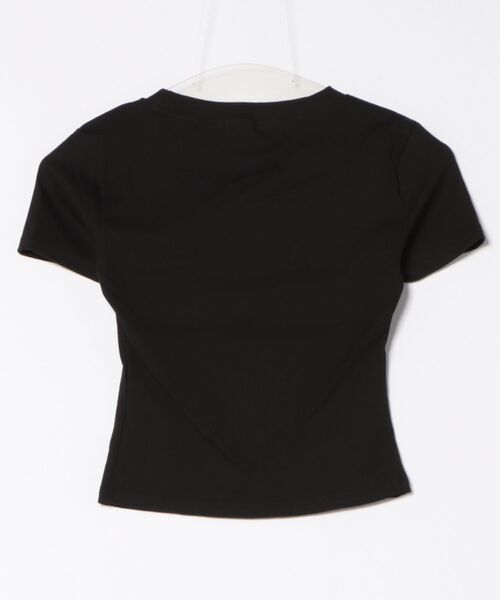 PHILLY（フィリー）の「【プチプラ￥2199★】リボンワッペンコンパクトT（Tシャツ/カットソー・レディース・グレー/ブラック・FREE）」の17枚目の写真