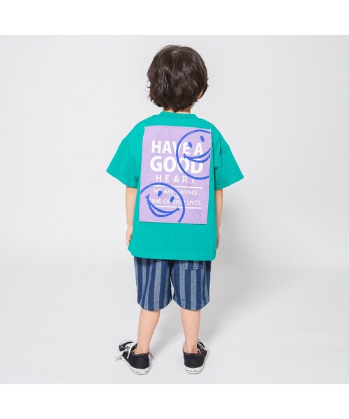 セール】【WEB限定/ジュニア対応】バックプリントアップリケ半袖