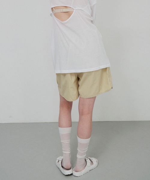 lit(リット)の「Piping Easy Short Pants(その他パンツ・レディース・ブラック/ワイン/ベージュ・FREE)」の18枚目の写真