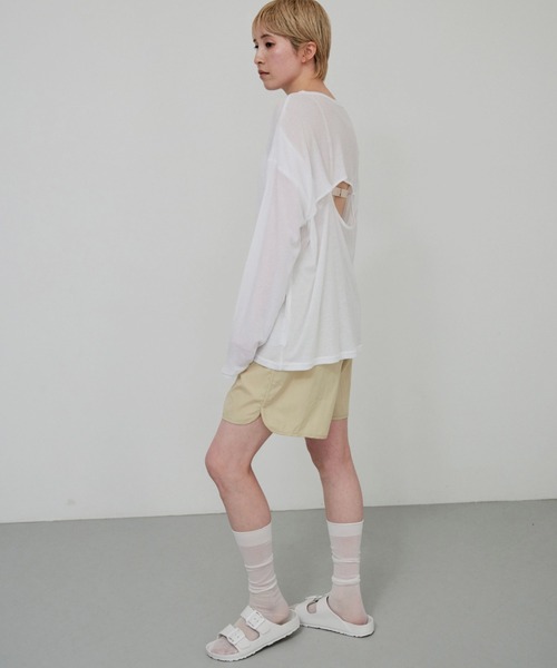 lit(リット)の「Piping Easy Short Pants(その他パンツ・レディース・ブラック/ワイン/ベージュ・FREE)」の19枚目の写真