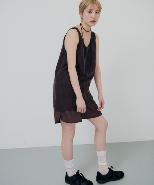 lit（リット）の「Piping Easy Short Pants（その他パンツ・レディース・ブラック/ワイン/ベージュ・FREE）」の8枚目の写真