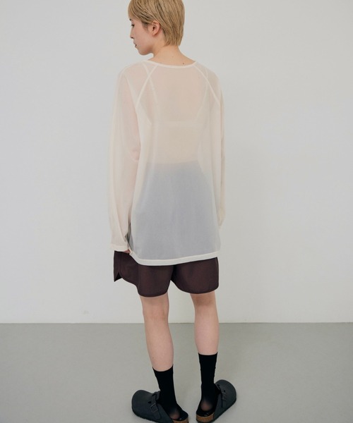 lit（リット）の「Piping Easy Short Pants（その他パンツ・レディース・ブラック/ワイン/ベージュ・FREE）」の11枚目の写真