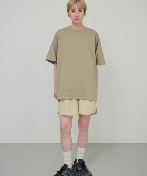 lit（リット）の「Piping Easy Short Pants（その他パンツ・レディース・ブラック/ワイン/ベージュ・FREE）」の4枚目の写真