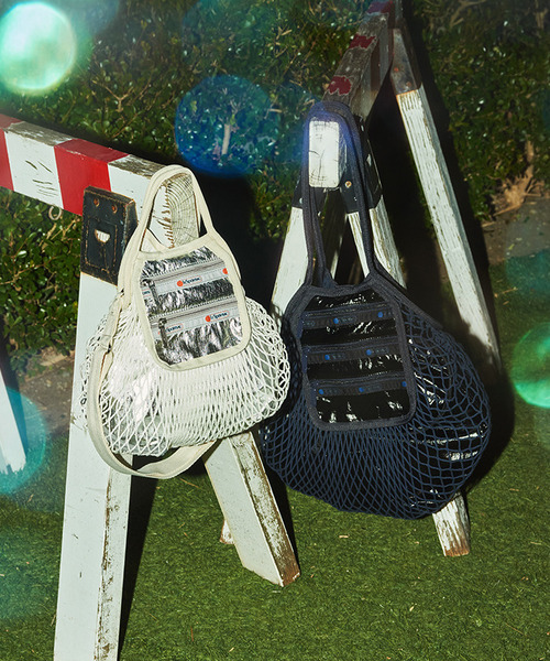 レスポートサック　フィッシュネット　シルバーホイル　ショルダーバッグ レスポートサック フィッシュネット シルバーホイル ショルダー