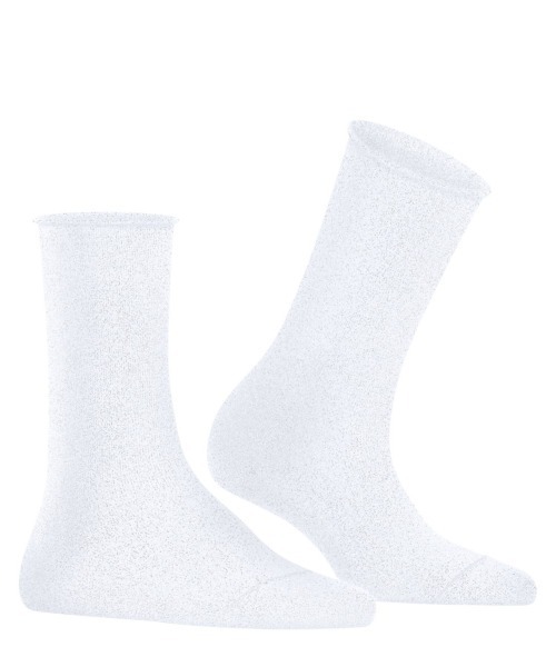 Kinetics（キネティクス）の「FALKE #46414 Shiny Socks（ファルケ ＃46414 シャイニー ソックス）（ソックス/靴下・レディース・ホワイト系/ブラック系・MEDIUM）」の4枚目の写真