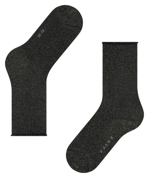 Kinetics（キネティクス）の「FALKE #46414 Shiny Socks（ファルケ ＃46414 シャイニー ソックス）（ソックス/靴下・レディース・ホワイト系/ブラック系・MEDIUM）」の11枚目の写真