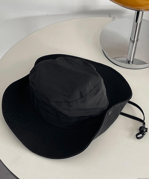 VIBGYOR（ヴィブジョー）の「pur chouchou/アウトドア キャンプ サファリハット P4261（ハット・レディース・ブラック/グレー/アイボリー/ブラウン・FREE）」の6枚目の写真