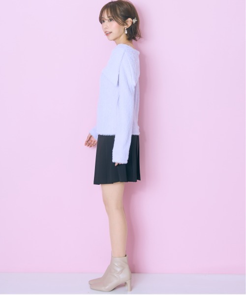 marun（マルン）の「＜大きいサイズ＞ボックスカラーミニスカート marun（スカート・レディース・ブルー/ブラック/グリーン/レッド・L/5L/4L/3L/LL）」の10枚目の写真