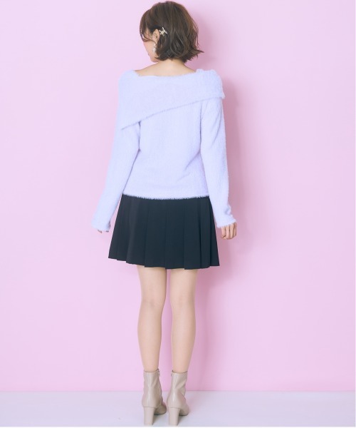 marun（マルン）の「＜大きいサイズ＞ボックスカラーミニスカート marun（スカート・レディース・ブルー/ブラック/グリーン/レッド・L/5L/4L/3L/LL）」の11枚目の写真