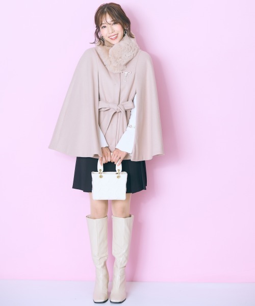 marun（マルン）の「＜大きいサイズ＞ボックスカラーミニスカート marun（スカート・レディース・ブルー/ブラック/グリーン/レッド・L/5L/4L/3L/LL）」の18枚目の写真