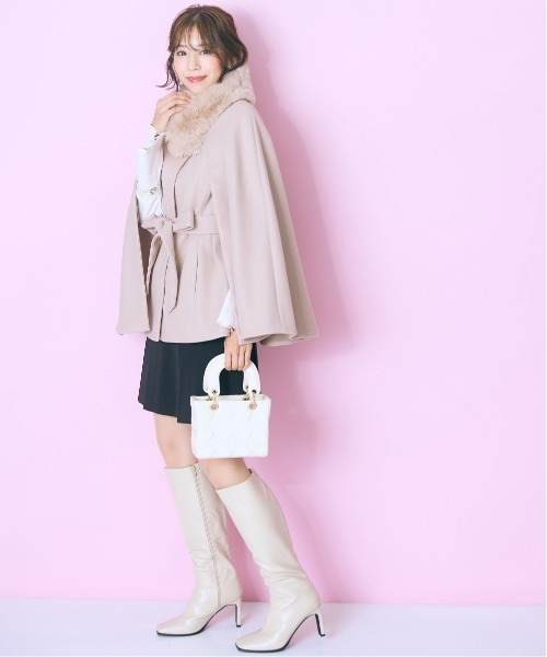 marun（マルン）の「＜大きいサイズ＞ボックスカラーミニスカート marun（スカート・レディース・ブルー/ブラック/グリーン/レッド・L/5L/4L/3L/LL）」の20枚目の写真