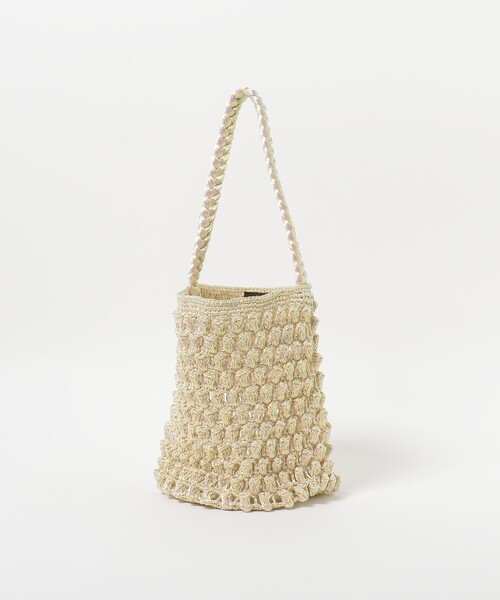 Steven Alan（スティーブンアラン）の「＜The Bagmati＞POPCORN MAETALIC BAG/ショルダーバッグ（かごバッグ・レディース・その他/ブラック・FREE）」の7枚目の写真