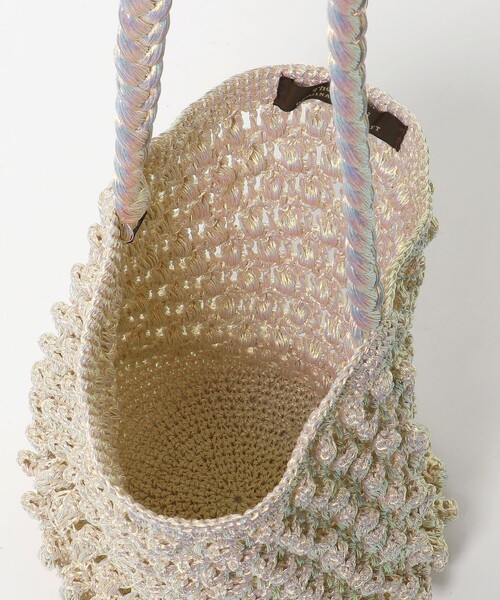 Steven Alan（スティーブンアラン）の「＜The Bagmati＞POPCORN MAETALIC BAG/ショルダーバッグ（かごバッグ・レディース・その他/ブラック・FREE）」の10枚目の写真