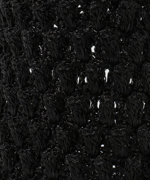 Steven Alan（スティーブンアラン）の「＜The Bagmati＞POPCORN MAETALIC BAG/ショルダーバッグ（かごバッグ・レディース・その他/ブラック・FREE）」の18枚目の写真