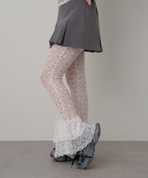 レースフレアパンツ