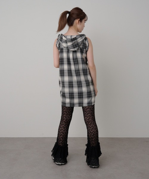 RAY CASSIN（レイカズン）の「レースフレアパンツ（その他パンツ・レディース・ホワイト/ブラック・FREE）」の16枚目の写真