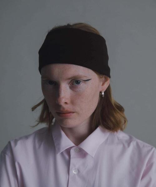 URBAN RESEARCH（アーバンリサーチ）の「decor『デコール』　Wide Hairband（ヘアバンド・レディース・ブラック/ブラウン/チャコールグレー/オフホワイト・-）」の15枚目の写真