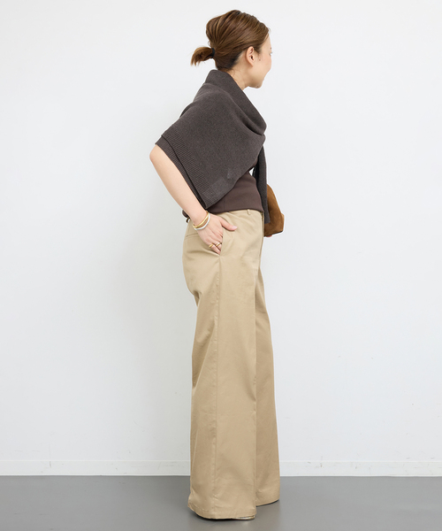 Deuxieme Classe（ドゥーズィエムクラス）の「timelessly パンツ（その他パンツ・レディース・ベージュ・34/36/38）」の5枚目の写真