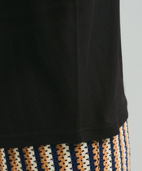 ラミーカルゼクルーネックシアー5分袖Tシャツ ラミーカルゼクルーネックシアー5分袖Tシャツ(カットソー・T