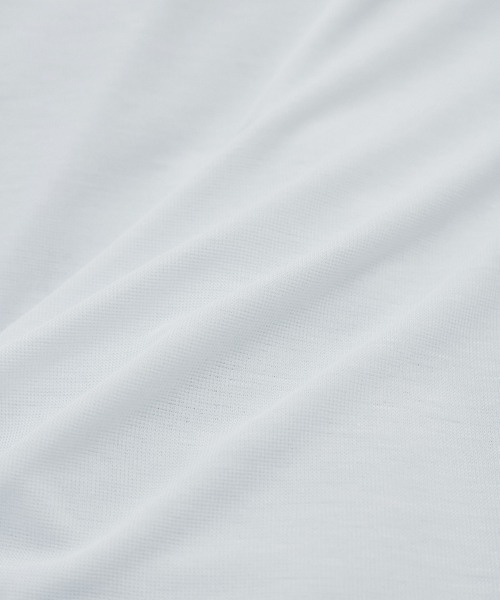 le cercle ADAM ET ROPE'(ルセルクルアダムエロペ)の「シアー5分袖Tシャツ(Tシャツ/カットソー・レディース・サックスブルー/ホワイト/ブラック・FREE)」の21枚目の写真