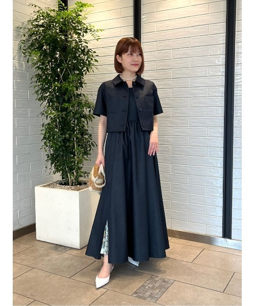 ◇【LOULOU WILLOUGHBY】シャンブレーベアワンピース