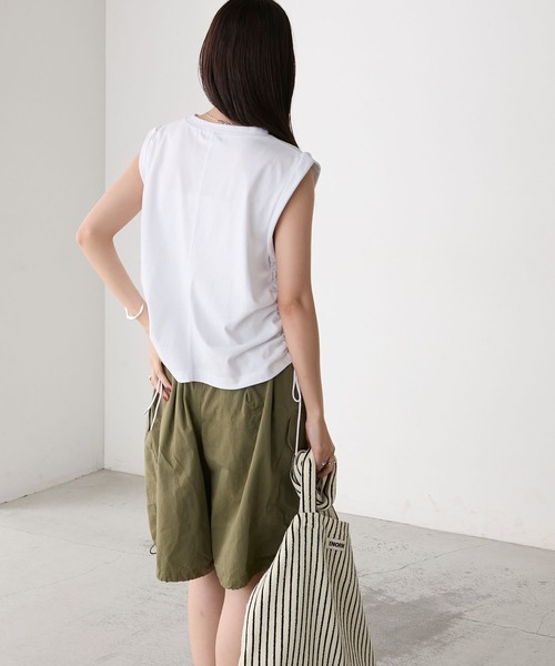 シルキー　ワンドロップ UNISEX CITY LINE ドローストリングキャップ ブラック