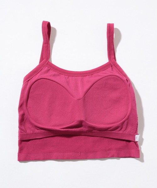 Lace Ladies(レースレディース)の「ソリッドカラー Uバック カップ付き コンパクト キャミソール(キャミソール・レディース・ローズ系/グリーン/ホワイト/ブラック・FREE)」の20枚目の写真
