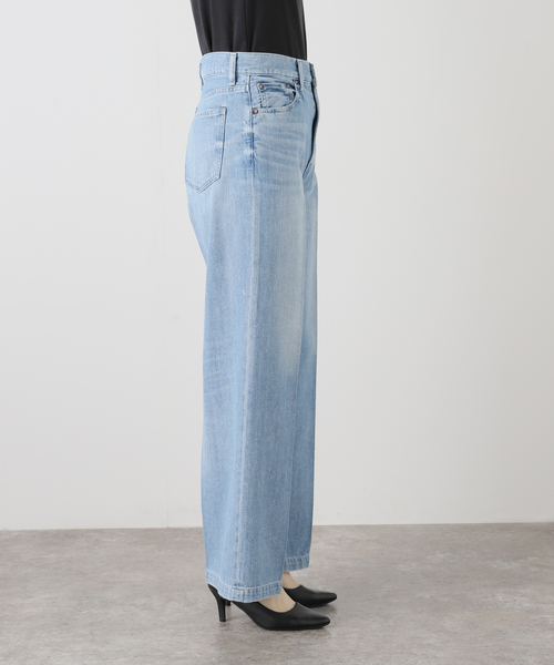 RED CARD TOKYO（レッドカード）の「【洗える】RED CARD TOKYO/レッドカードトーキョー Slogan denim（その他パンツ・レディース・サックスブルー/アイボリー・23/22/25/24）」の15枚目の写真