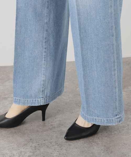 RED CARD TOKYO（レッドカード）の「【洗える】RED CARD TOKYO/レッドカードトーキョー Slogan denim（その他パンツ・レディース・サックスブルー/アイボリー・23/22/25/24）」の11枚目の写真