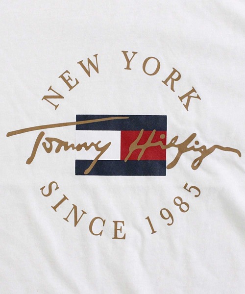 TOMMY HILFIGER(トミーヒルフィガー)の「サークルロゴグラフィッククルーネック Tシャツ(Tシャツ/カットソー・メンズ・オートミール/ネイビー/ホワイト/レッド・M/L/XL)」の7枚目の写真