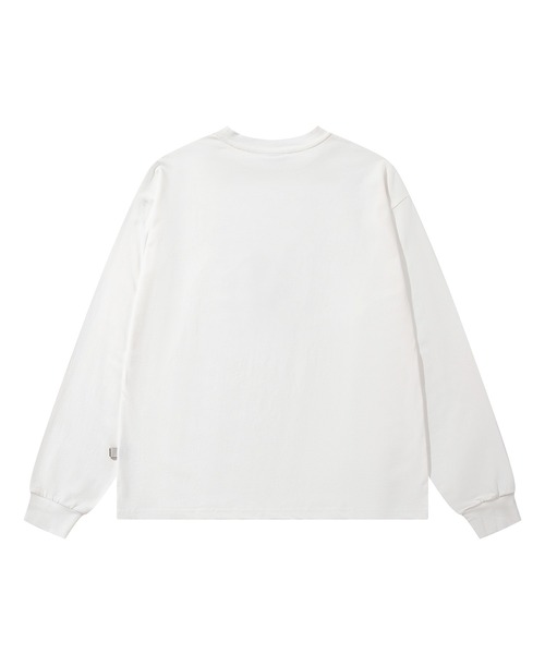 HOOK（フック）の「HOOK -original-　ふわふわ猫刺繍ロンTEE（Tシャツ/カットソー・メンズ・ブラック/ホワイト・LARGE/MEDIUM/X-LARGE）」の7枚目の写真