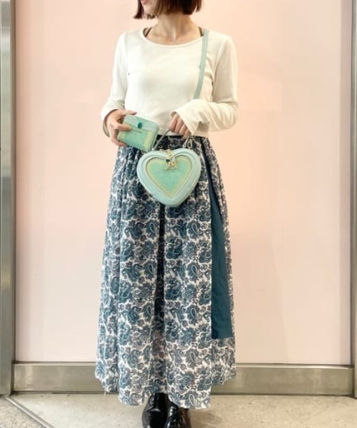 ジャスミン」コレクションハート型ショルダーバッグ（ショルダー