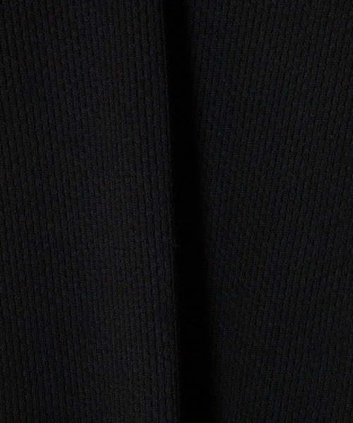 Adriana Kay(アドリアナケイ)の「Adriana Kay/アドリアナケイ 変形リブ 5分袖プルオーバー(Tシャツ/カットソー・レディース・ピンク/ブラック/グレー・FREE)」の4枚目の写真