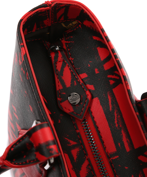 Vivienne Westwood（ヴィヴィアンウエストウッド）の「TOTE BAG (SAFFIANO TARTAN)（トートバッグ・レディース・レッド/ブルー・FREE）」の7枚目の写真