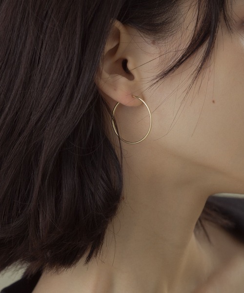 PIERCE/ZIRCONIA LINE（ピアス（両耳用））｜muku（ムク）の